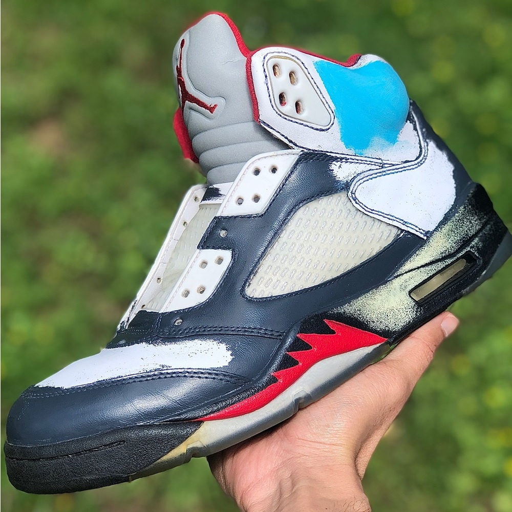 Professionally Restored 2013 Jordan Fire Red 5’s Sz 9
